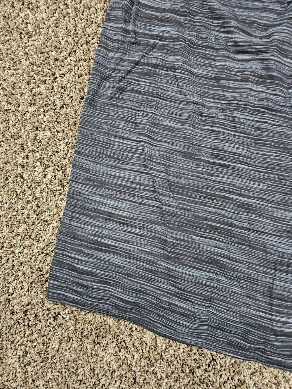 Champion OS One Size Infinity Scarf Shawl Jersey Knit Athletic Gray Black